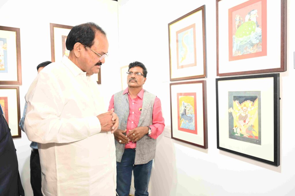 Artist Giridhar Gowd's Art Show