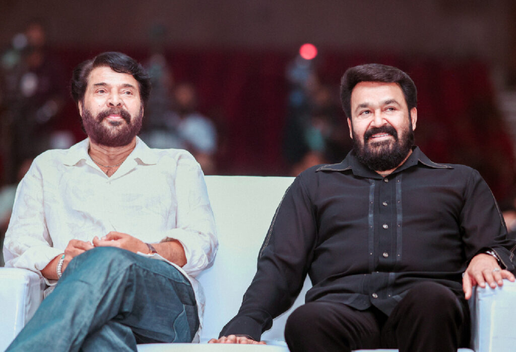 Mammootty And Mohanlal At L2E Teaser Launch Event