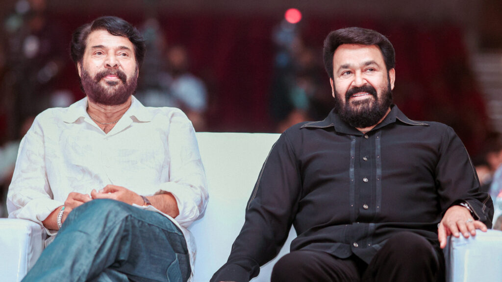 Mammootty And Mohanlal At L2E Teaser Launch Event