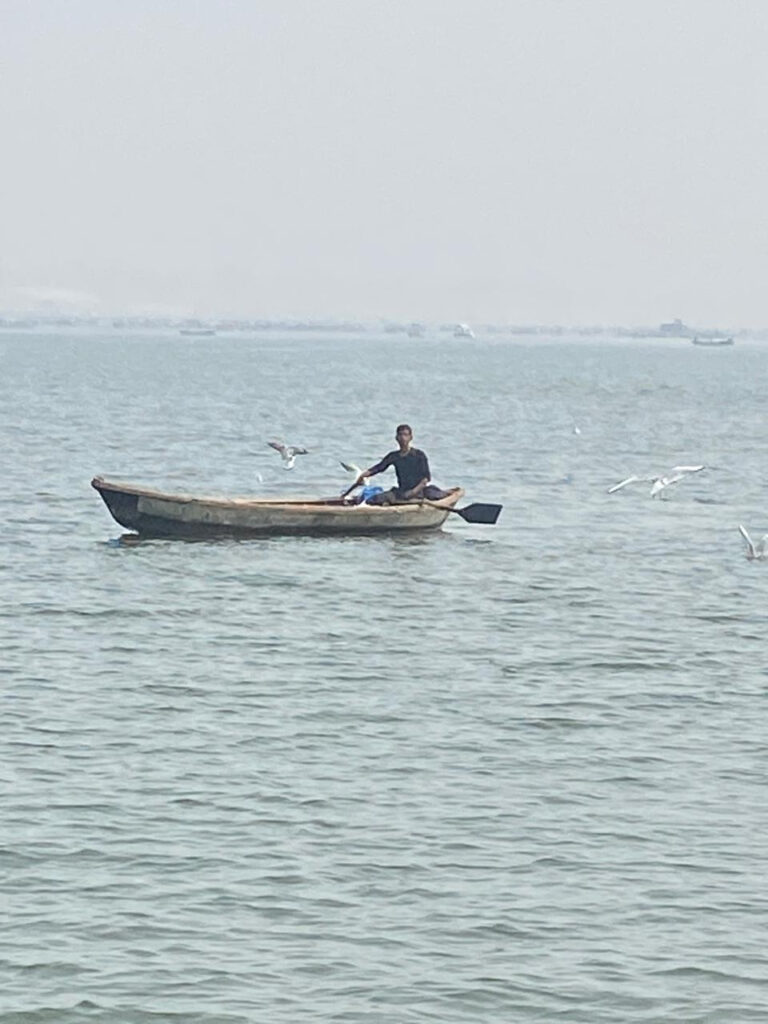 Maha Kumbh Mela Ganga River Triveni Sangam Dip