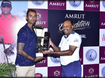 Open Stroke play winner - Mr.Dev Uthaiah At Amrut Expedition Invitational Cup - Golf