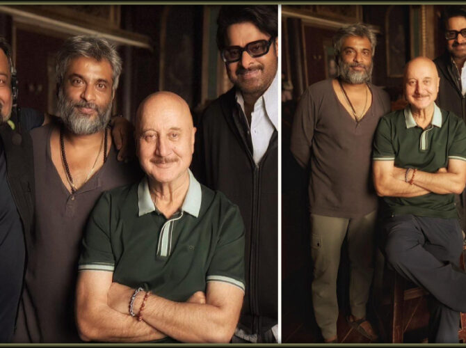 Anupam Kher, Prabhas, Hanu Raghavapudi