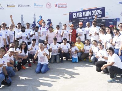 The club run is organizing the qualifying event for the Hyderabad Marathon.