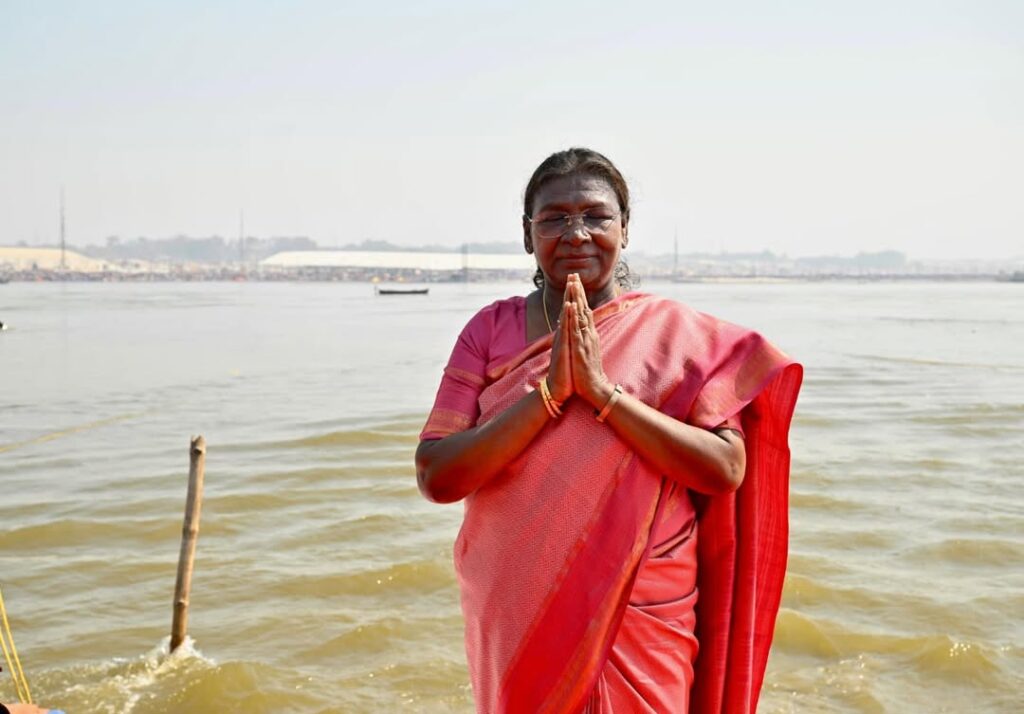 President Draupadi Murmu At Maha Kumbh Mela