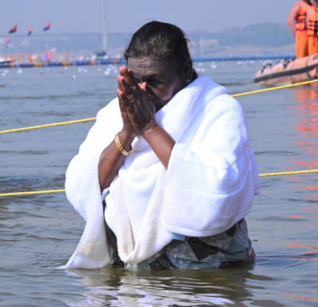 President Draupadi Murmu At Maha Kumbh Mela