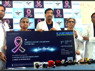 Kamineni Hospitals 200 Drone Show on 3rd Feb