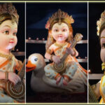 Kolkata's Adorable Saraswati Idol