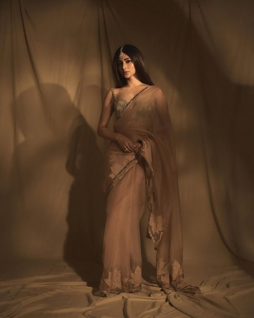 Mouni Roy Draped in Anusoru Saree