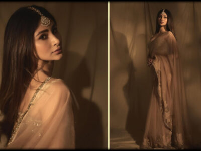 Mouni Roy Draped in Anusoru Saree