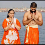 Vijay Devarakonda In Maha Kumbh With Mother Madhavi